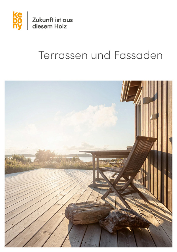 Kebony Broschüre zum Download Terrassen aus Holz